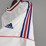 1998 France White Retro Shorts