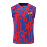 22/23 Barcelona Vest Training Suit Kit Red And Blue Camouflage 1:1 Quality Training Jersey