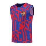 22/23 Barcelona Vest Training Suit Kit Red And Blue Camouflage 1:1 Quality Training Jersey
