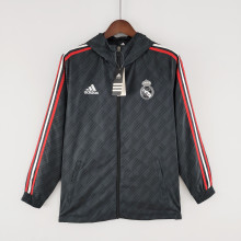 2022 Real Madrid Black Windbreaker