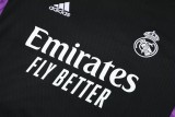 22/23 Real Madrid Vest Training Suit Kit Black 1:1 Quality Training Jersey