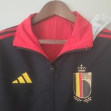 2022 Belgium Black-Red Double Sided Windbreaker