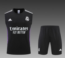 22/23 Real Madrid Training Suit Kit Black 1:1 Quality Training Jersey 22/23 Real Madrid Training Suit Kit Black 1:1 Quality Training Jersey