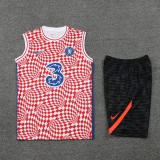 22/23 Chelsea Vest Training Suit Kit Red And White 1:1 Quality Training Jersey