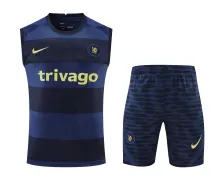 22/23 Chelsea Vest Training Suit Kit Royal Blue 1:1 Quality Training Jersey
