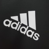 2022 Manchester United Black-Blue Windbreaker（白色阿迪白色三边）