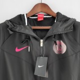2022 PSG Black Windbreaker