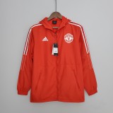 2022 Manchester United Red Windbreaker