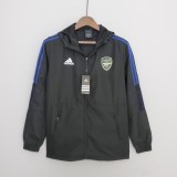 2022 Arsenal Black Windbreaker