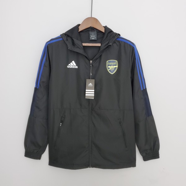 2022 Arsenal Black Windbreaker