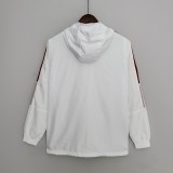 2022 Manchester United White Windbreaker