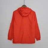 2022 Manchester United Red Windbreaker