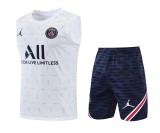 22/23 Paris Tank Top Training Kit White 1:1 Quality Training Shirt