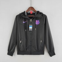 2022 Barcelona Black Windbreaker