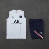 22/23 Paris Tank Top Training Kit White 1:1 Quality Training Shirt
