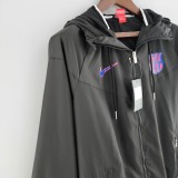 2022 Barcelona Black Windbreaker