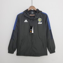 2022 Manchester United Black Windbreaker