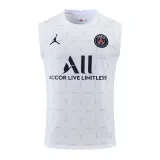 22/23 Paris Tank Top Training Kit White 1:1 Quality Training Shirt