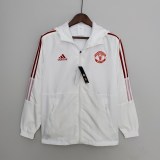 2022 Manchester United White Windbreaker