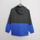 2022 Sao Paulo Black-Blue Windbreaker（白色阿迪白色三边）