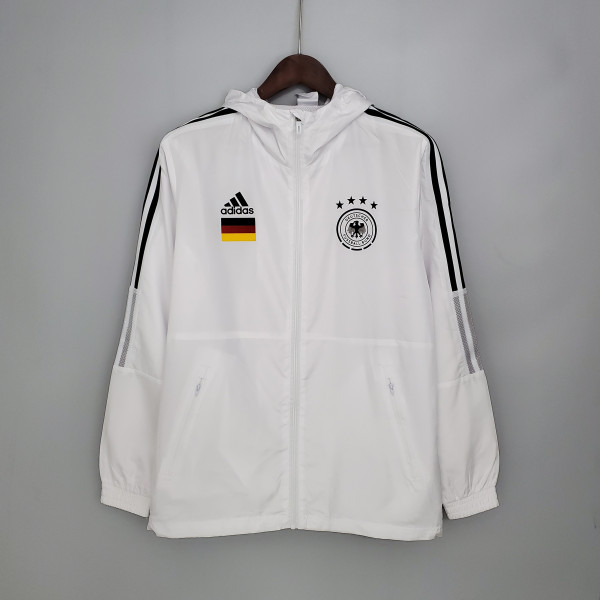 2021 Germany White Windbreaker
