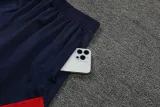 22/23 PSG Vest Training Kit Kit Dark Blue And Red Stripe 1:1 Quality Training Shirt