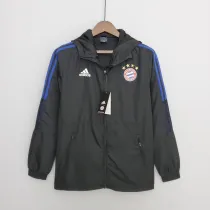 2022 Bayern Munich Black Windbreaker