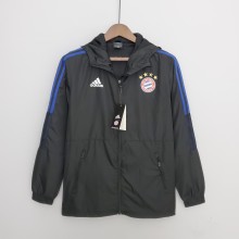 2022 Bayern Munich Black Windbreaker