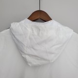 2022 Real Madrid White Windbreaker