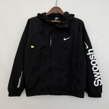 2023 Nike Black Windbreaker9（袖子有英文）