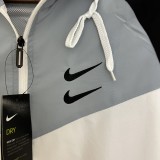 2023 Nike White-Gray Windbreaker