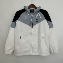 2023 Nike White-Gray Windbreaker