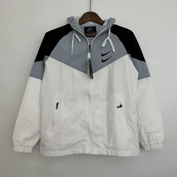 2023 Nike White-Gray Windbreaker