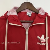 2023 Adidas Red Windbreaker