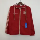 2023 Adidas Red Windbreaker