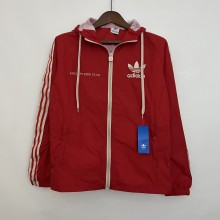 2023 Adidas Red Windbreaker