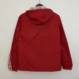 2023 Adidas Red Windbreaker