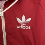 2023 Adidas Red Windbreaker