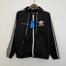 2023 Adidas Black Windbreaker