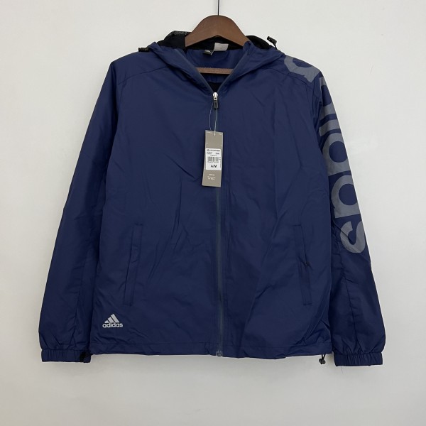 2023 Adidas Blue Windbreaker