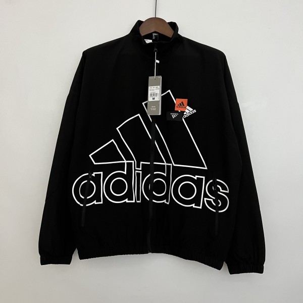 2023 Adidas Black Windbreaker