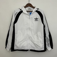 2023 Adidas White Windbreaker