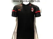 2301# AC MILAN Black 1:1 Quality Polo Shirt