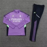 22/23 Real Madrid Training Purple Royal Blue 1:1 Quality Training Jersey