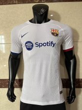 23/24 Barcelona Away White Player Version 1:1 Quality Soccer Jersey