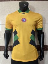 23/24 Bayern Munich Yellow Player Version 1:1 Quality ICONS T-Shirt