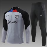 22/23 Barcelona Training Suit Gray Fans Version 1:1 Quality Training Jersey