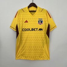 23/24 Goalkeeper Colo Colo Yellow Fans 1:1 Quality Soccer Shirt