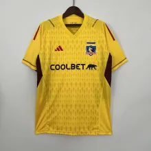 23/24 Goalkeeper Colo Colo Yellow Fans 1:1 Quality Soccer Shirt