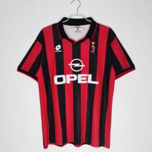 1995/1996 AC Milan Home Fans 1:1 Retro Soccer Jersey